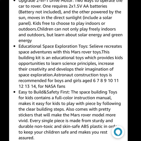 STEM Space Toys Projects for Kids Ages 8-12+, DIY Solar Power Mars Rover Car, - Picture 12 of 12